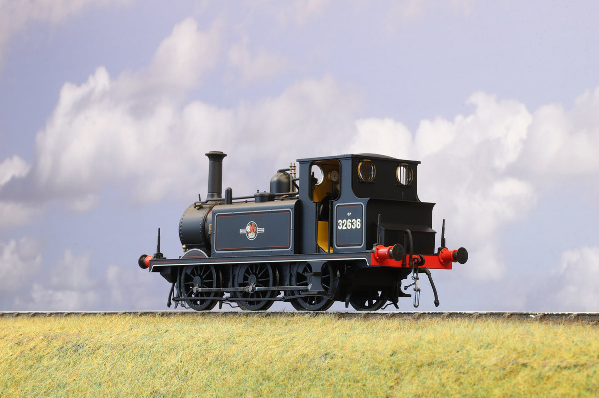 Dapol Finescale O Gauge Terrier A1X No. 32636 BR Lined Black (Late Crest)
