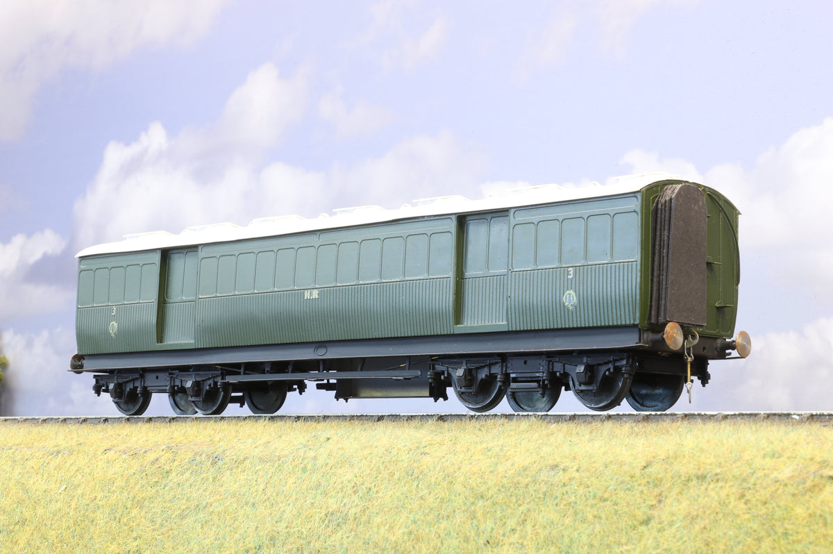 Kit-built Finescale O Gauge Highland Railway post Office/Luggage Van No.3