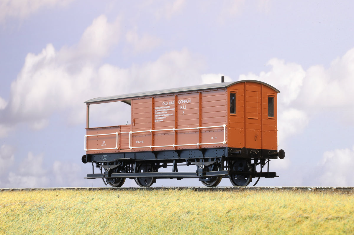 Dapol Finescale O Gauge GWR Toad Brake Van (Bauxite) No. W17445