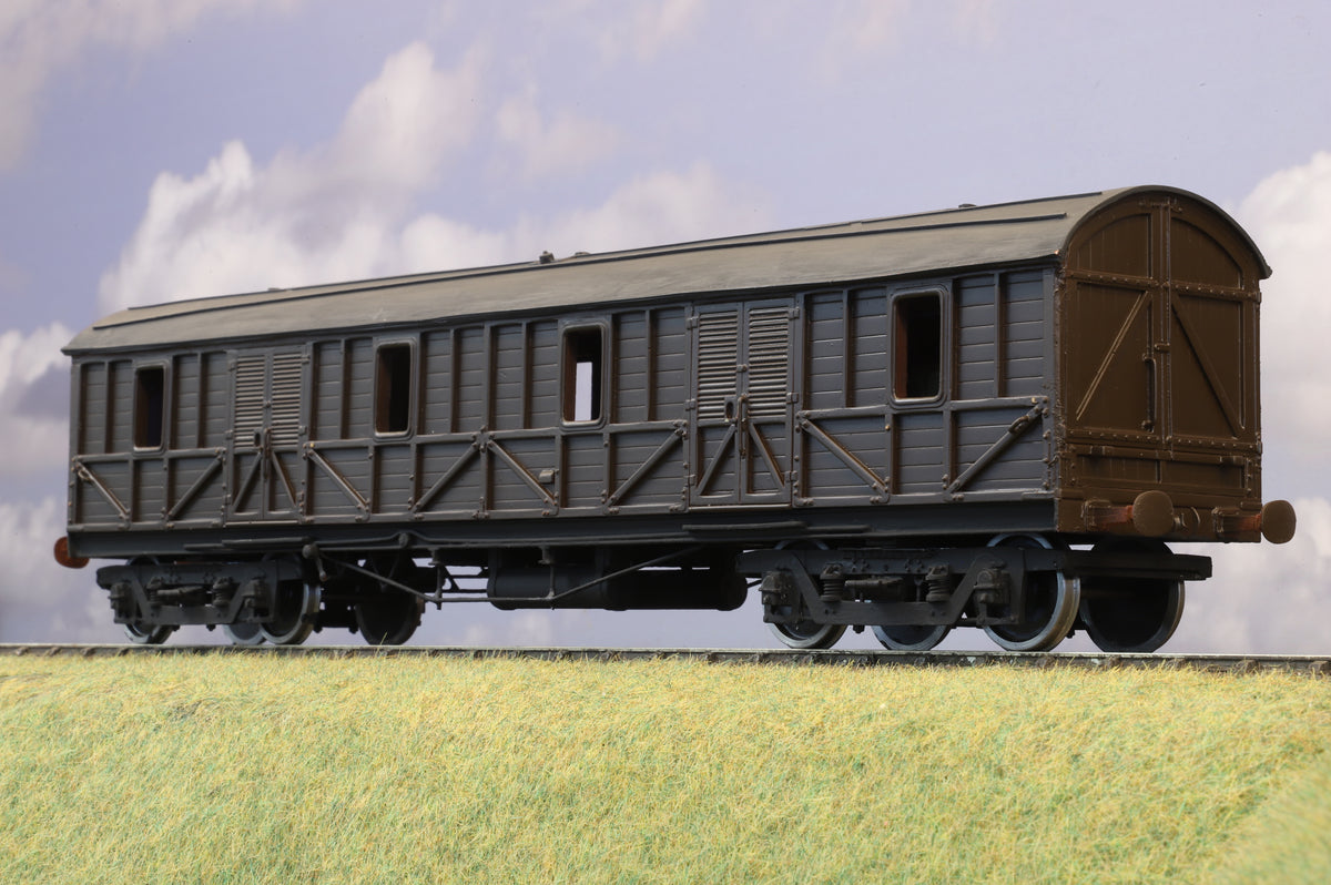 WORKSHOP Kit-built Finescale O Gauge GWR 'Monster' Bogie CCT, Undecorated Brown
