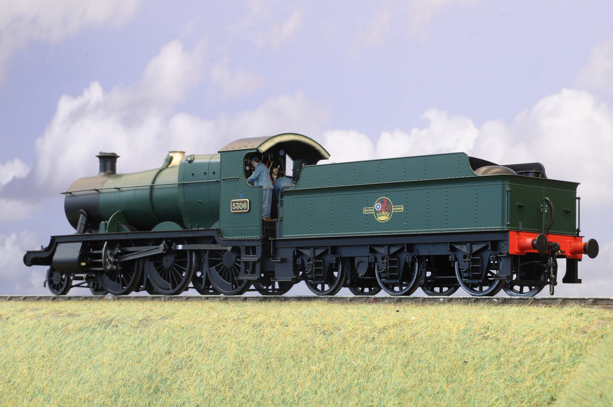 Heljan Finescale O Gauge ex-GWR 43xx Mogul No. 5306, BR Unlined Green