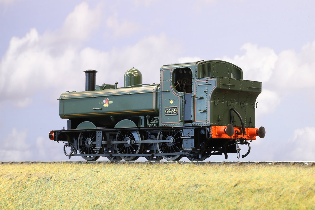 Dapol Finescale O Gauge Class 64xx Pannier No. 6439 BR Lined Green (Late Crest)