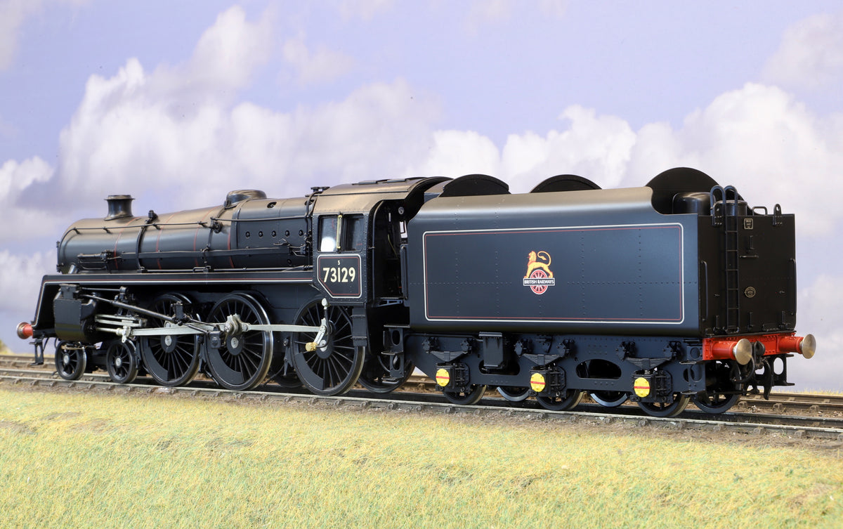 55H Models BR Standard Class 5 No. 73129 BR Black (Early Crest) Caprotti Valve Gear