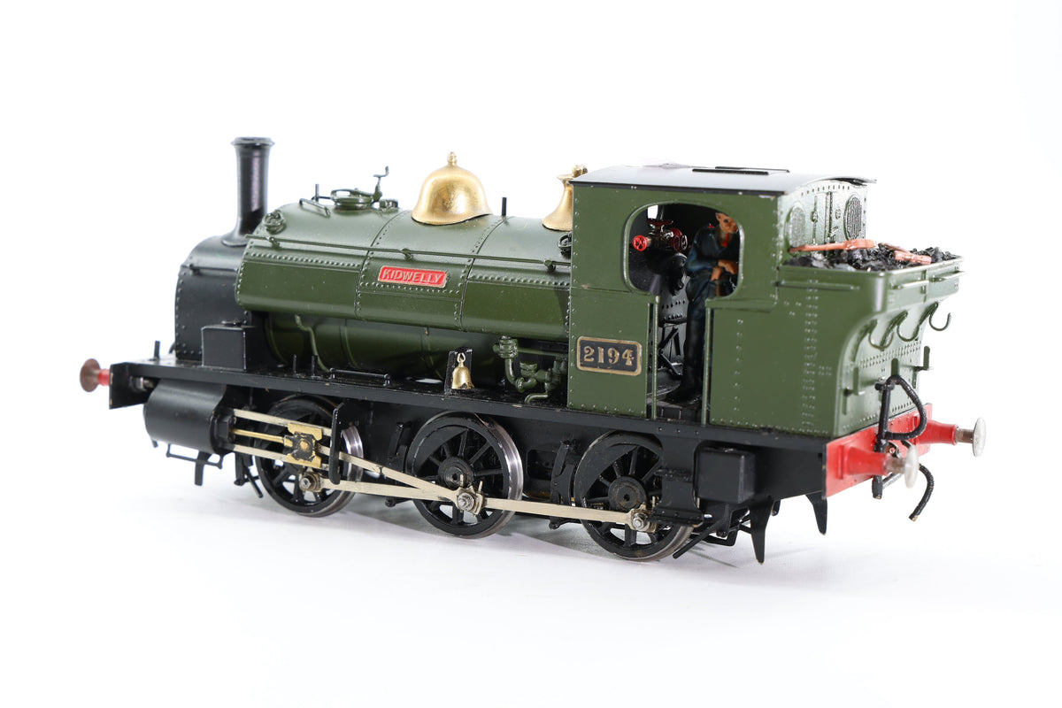 Finescale O Gauge (Kit-Built) ex-BP&GV Avonside 0-6-0ST No. 2194 'Kidwelly' GWR Green