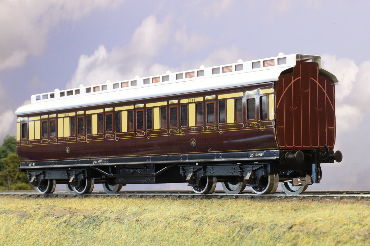 Darstaed Coarse Scale O Gauge GWR Non-Corridor Brake Coach (No Pick-Ups)