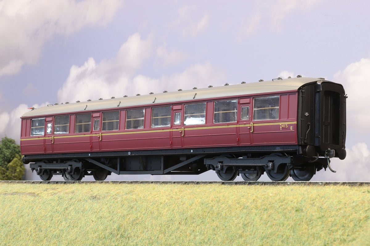 Hattons Finescale O Gauge Gresley Corridor Third BR Maroon No. E12415E