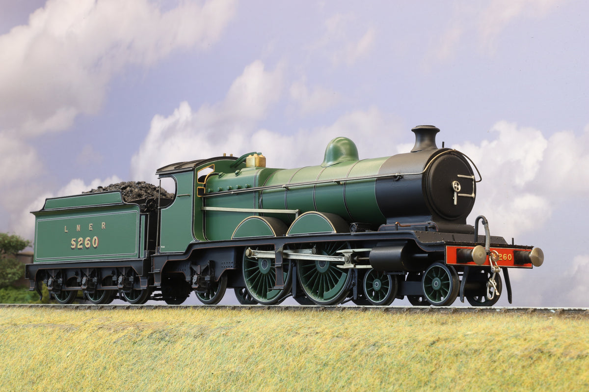 Kit-built Finescale O Gauge ex-GCR Robinson C4 Atlantic No. 5260 LNER Green