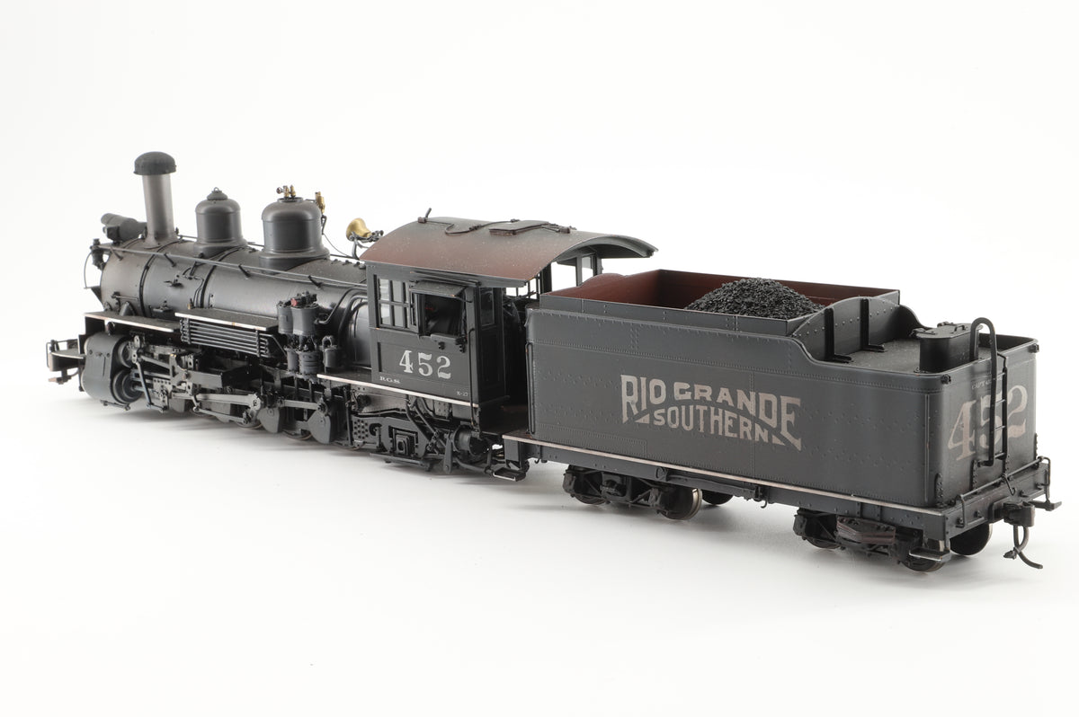 Precision Scale Models (Brass) On3 Rio Grande Southern K-27 No. 452 Weathered