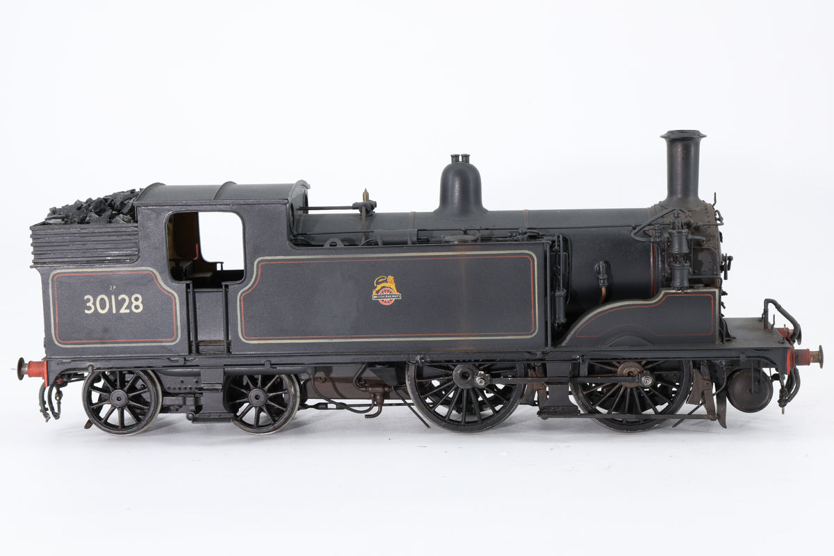 Finescale O Gauge (Kit-Built) ex-LSWR M7 (Push-Pull Fitted) No. 30128 BR Black Pro-Weathered