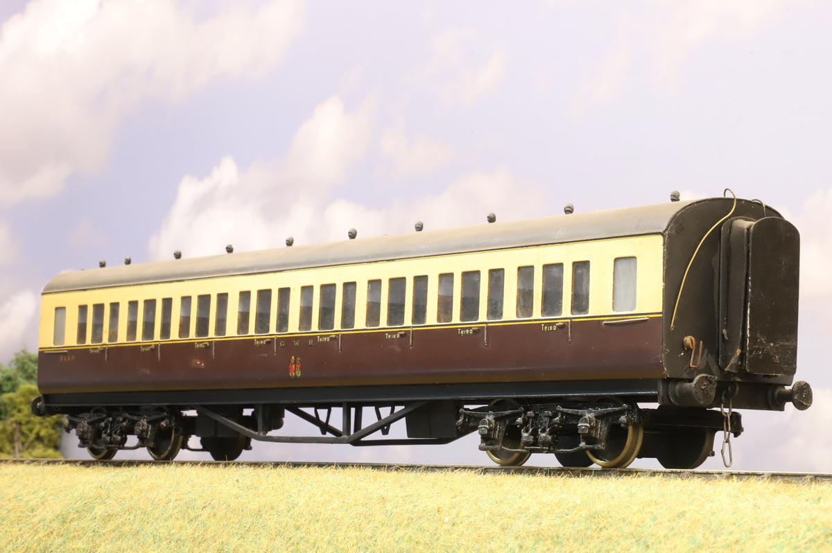 WORKSHOP Kit-Built Finescale O Gauge GWR Collett Mainline 57ft Composite Coach No. 5114