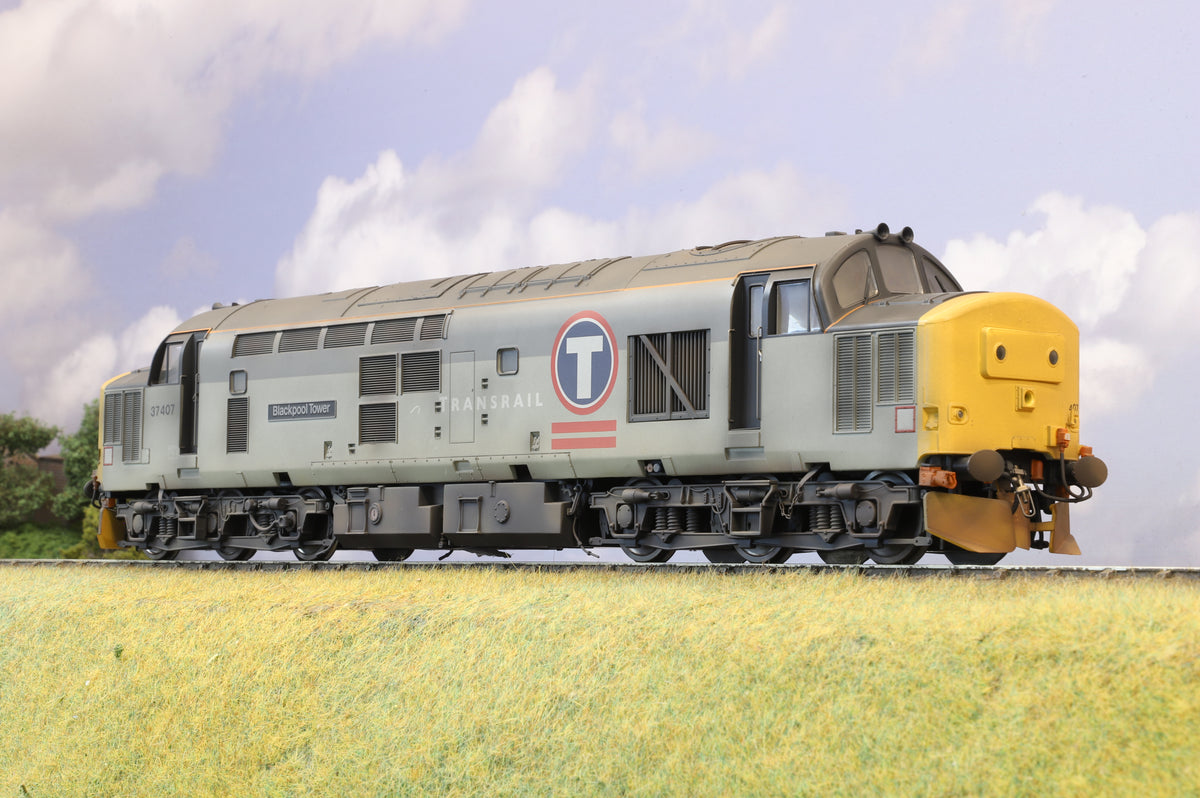 Heljan Finescale O Gauge Class 37 No.37407 &#39;Blackpool Tower&#39;, Weathered &amp; DCC Sound