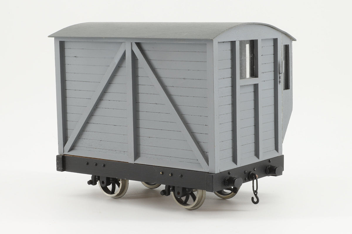 Kit-Built 16mm (45mm Gauge) Guards Van, Plain Grey