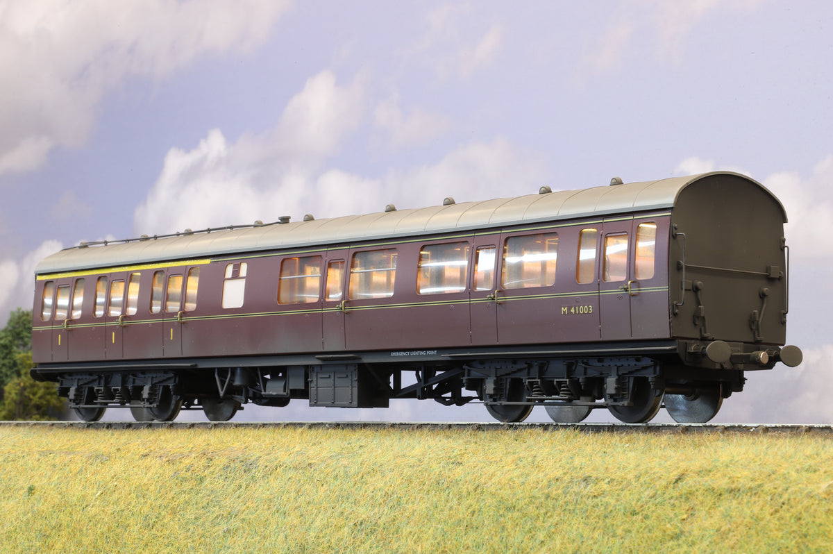 Darstaed Finescale O Gauge MK1 Suburban Composite Lavatory BR Lined Maroon