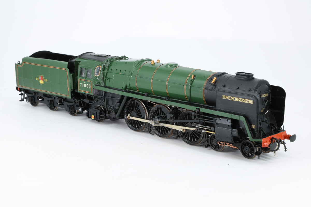 WORKSHOP Finescale O Gauge (Kit-Built) BR Class 8 No. 71000 'Duke of Gloucester', BR Green Late Crest (Copy)