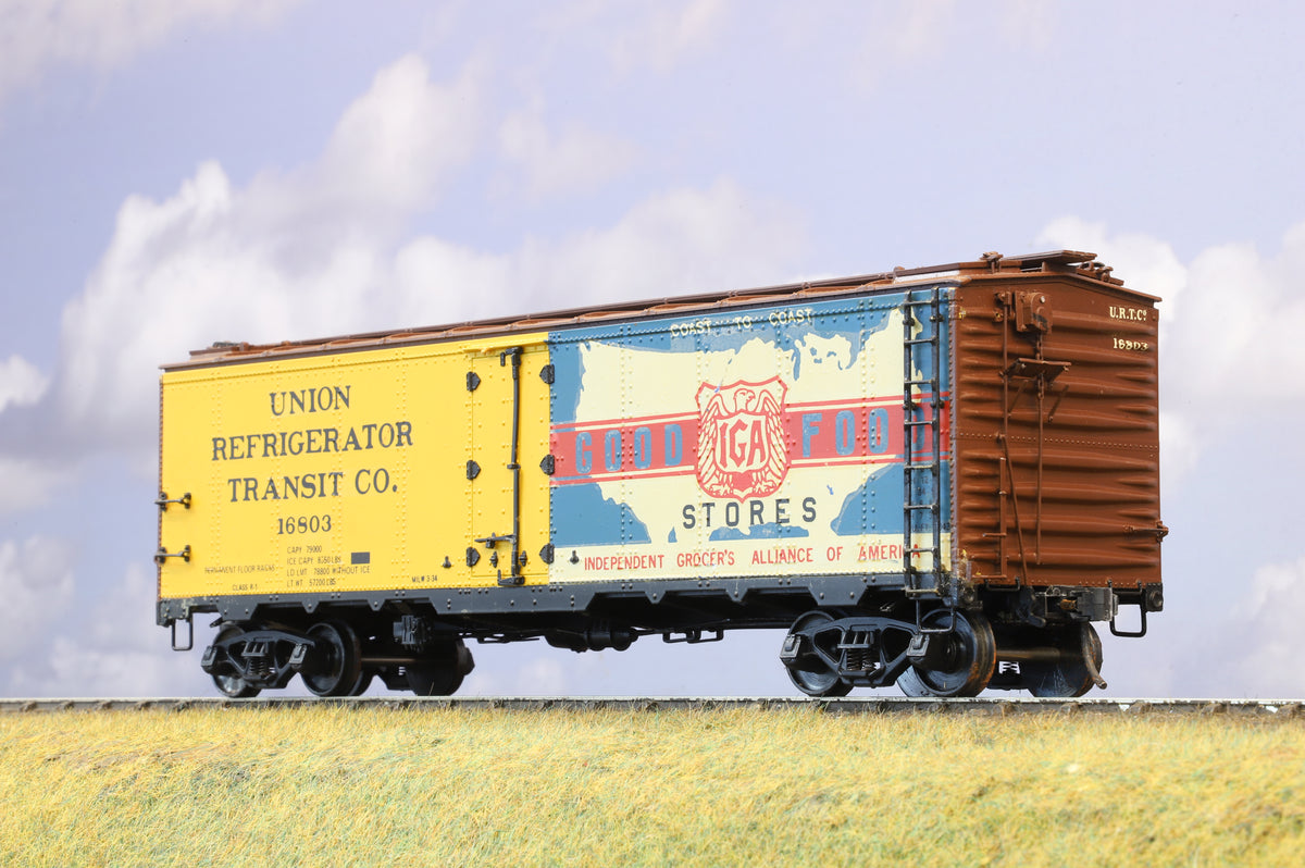 Atlas American O Scale Billboard Reefer Union Refrigerator/IGA Stores