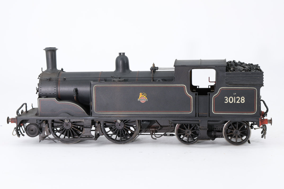 Finescale O Gauge (Kit-Built) ex-LSWR M7 (Push-Pull Fitted) No. 30128 BR Black Pro-Weathered
