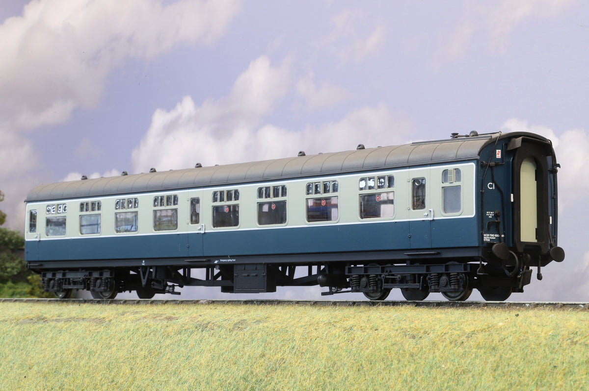 Heljan Finescale O Gauge MK1 TSO (B4 Bogies) BR Blue/Grey (Unnumbered)