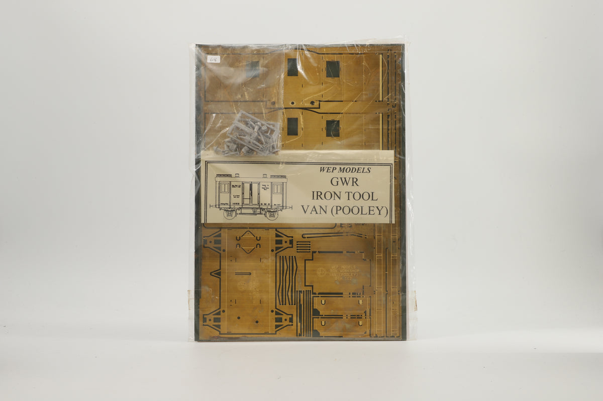 WEP Models Finescale O Gauge GWR Iron Tool Van (Pooley) Kit