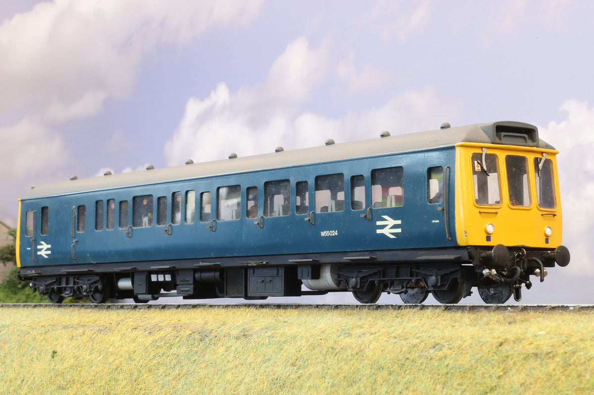 Finescale O Gauge (Kit-Built) Class 121 Railcar No. W55024 BR Blue DCC Sound