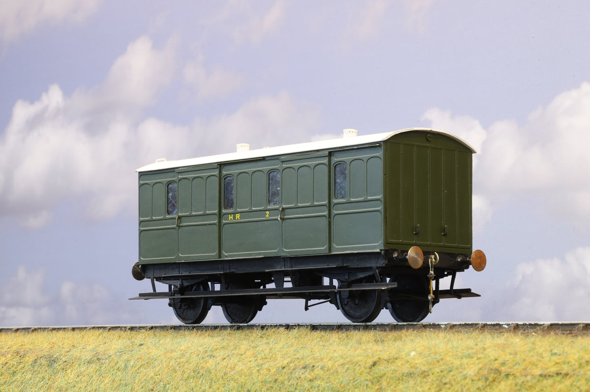 Kit-built Finescale O Gauge Highland Railway Luggage Van No.2