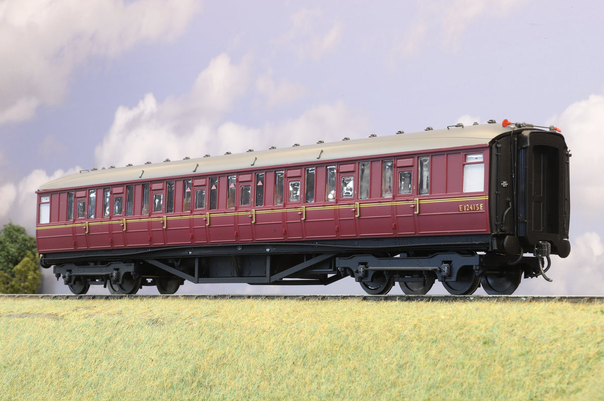 Hattons Finescale O Gauge Gresley Corridor Third BR Maroon No. E12415E