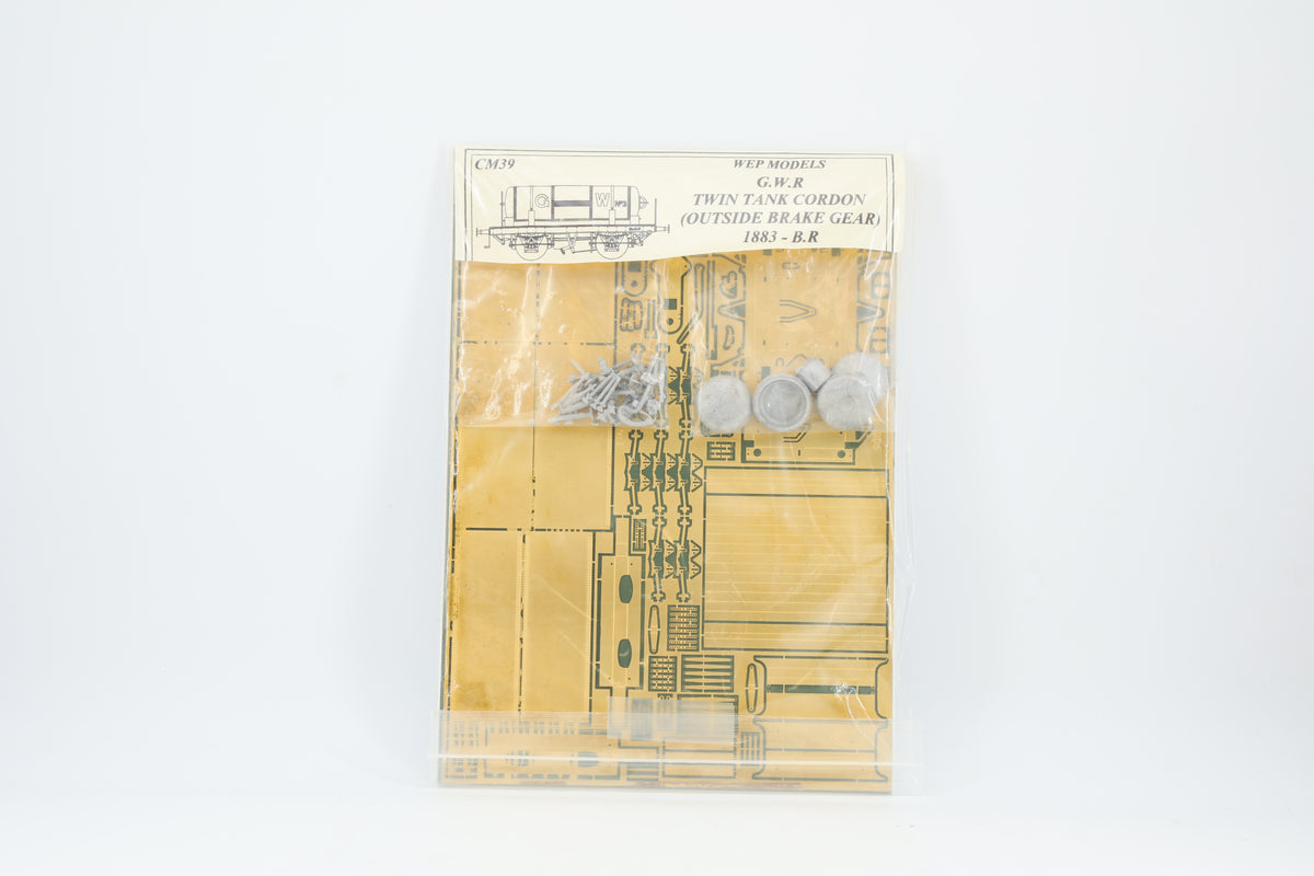 WEP Models Finescale O Gauge GWR/BR Twin Tank Cordon Kit