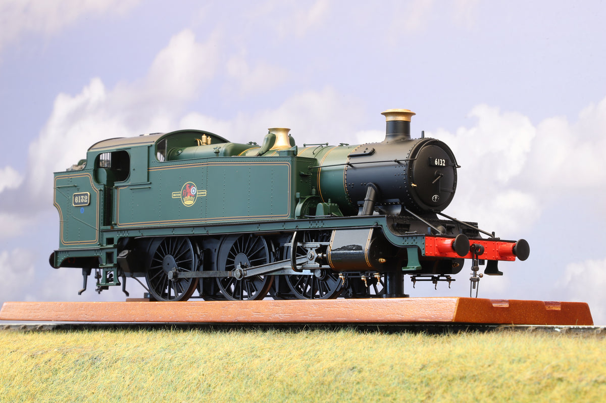 Heljan Finescale O Gauge &#39;Large Prairie&#39; No. 6132 BR Lined Green (Late Crest)