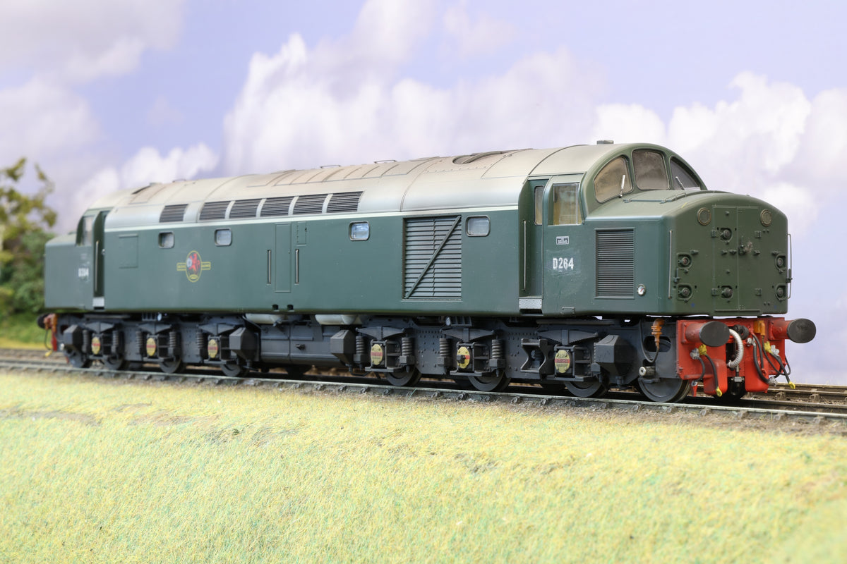 Heljan Finescale O Gauge Class 40 BR Green No.D264, DCC Sound & Weathered
