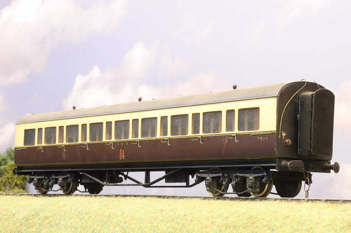 WORKSHOP Kit-Built Finescale O Gauge GWR Collett Mainline 57ft Composite Coach No. 2835