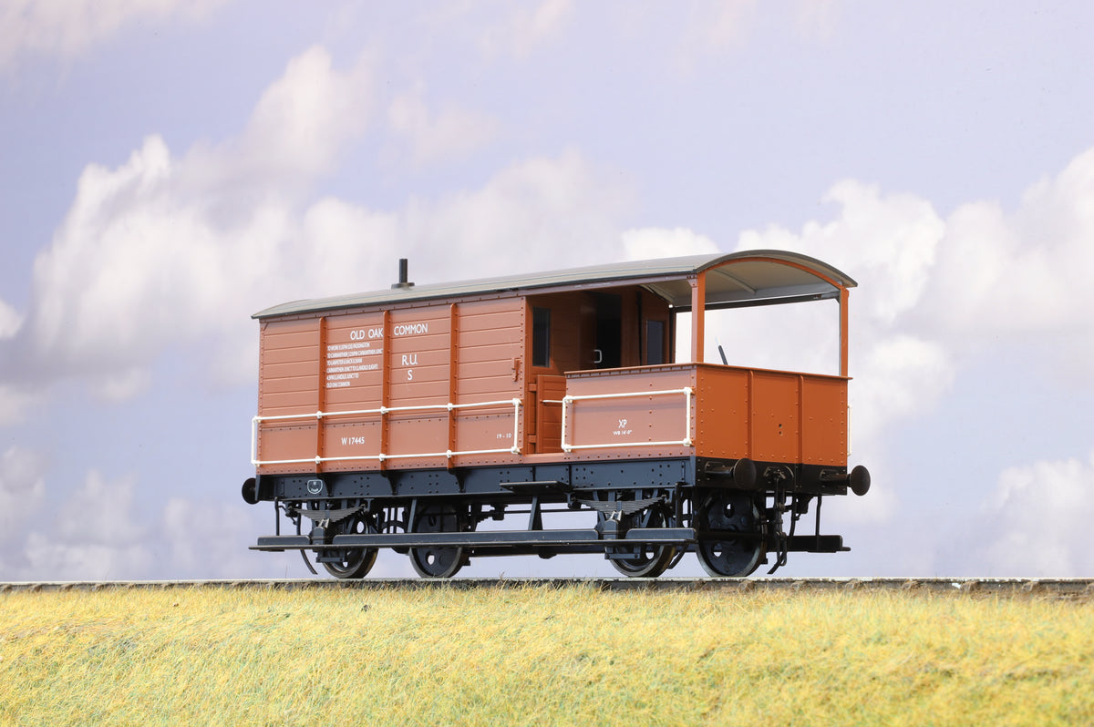 Dapol Finescale O Gauge GWR Toad Brake Van (Bauxite) No. W17445