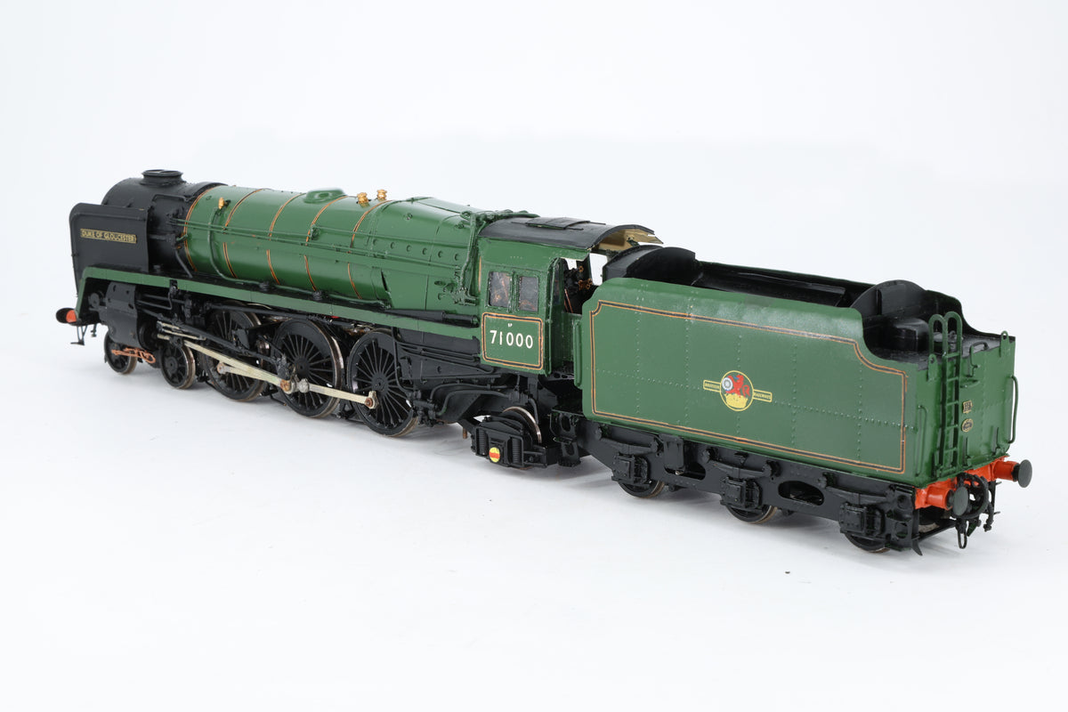 WORKSHOP Finescale O Gauge (Kit-Built) BR Class 8 No. 71000 'Duke of Gloucester', BR Green Late Crest (Copy)