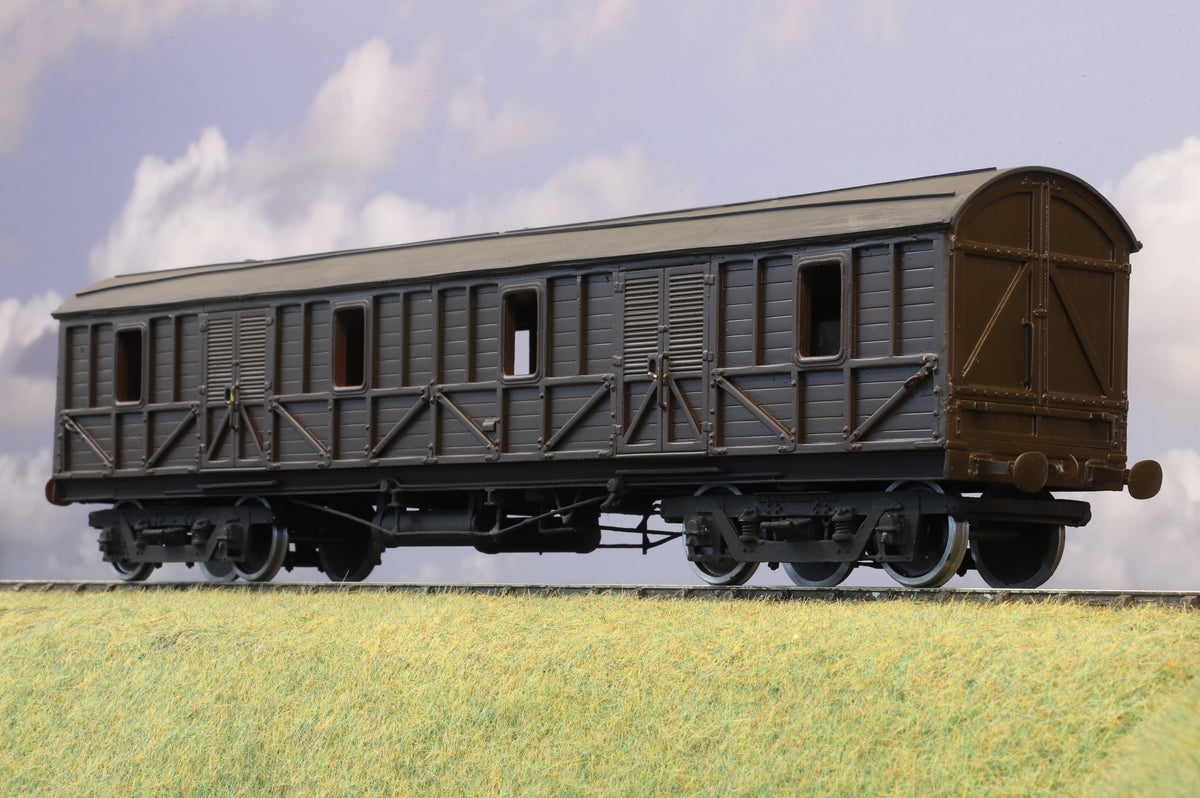 WORKSHOP Kit-built Finescale O Gauge GWR 'Monster' Bogie CCT, Undecorated Brown