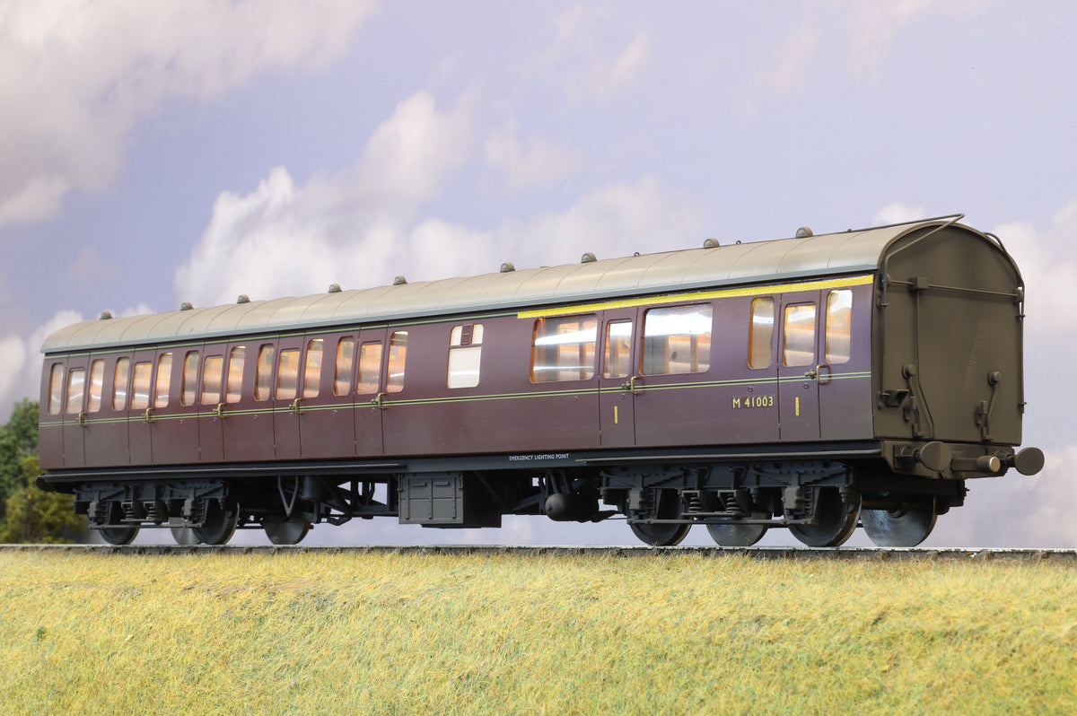 Darstaed Finescale O Gauge MK1 Suburban Composite Lavatory BR Lined Maroon