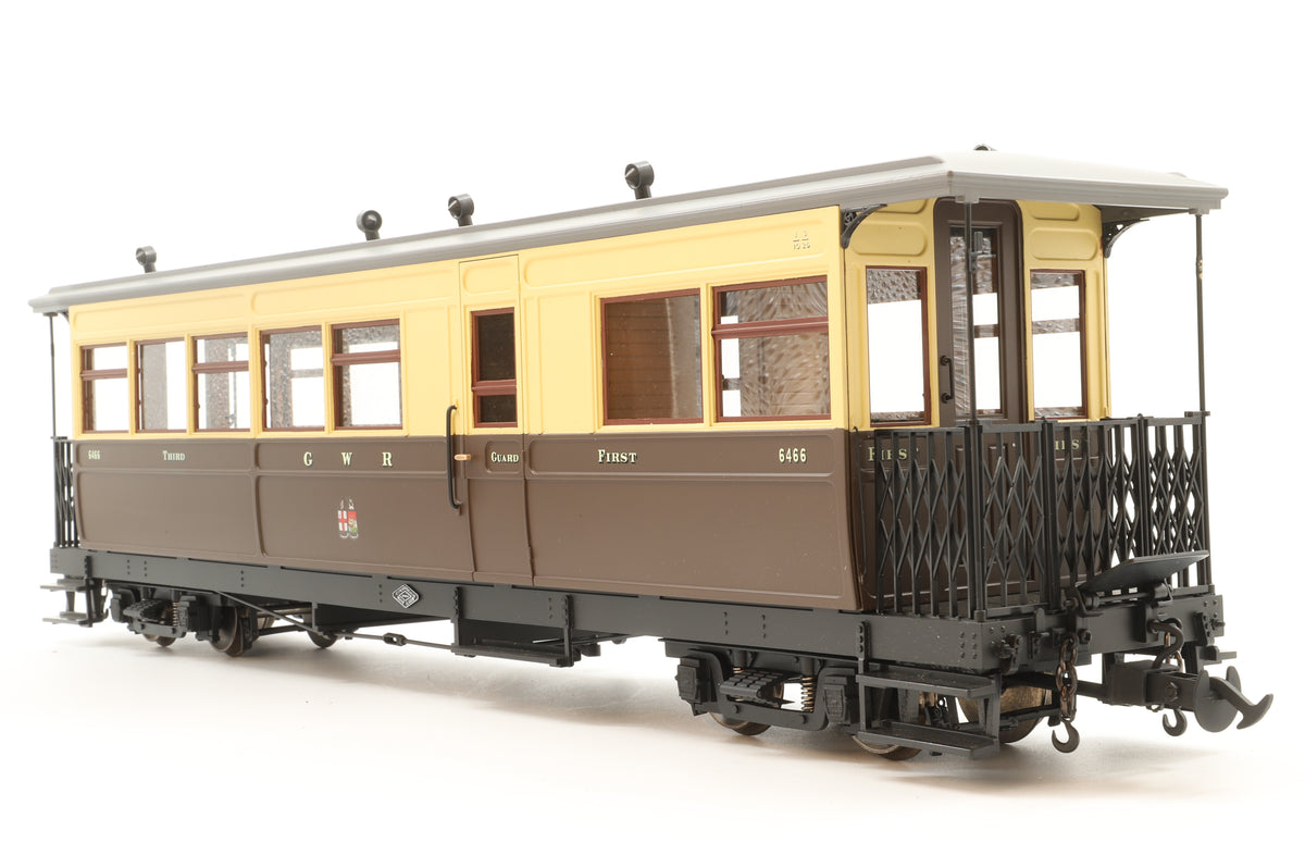 BMS/Accucraft 16mm Scale (45mm Gauge) Welshpool & Llanfair Brake Composite Coach R19-14 #6466