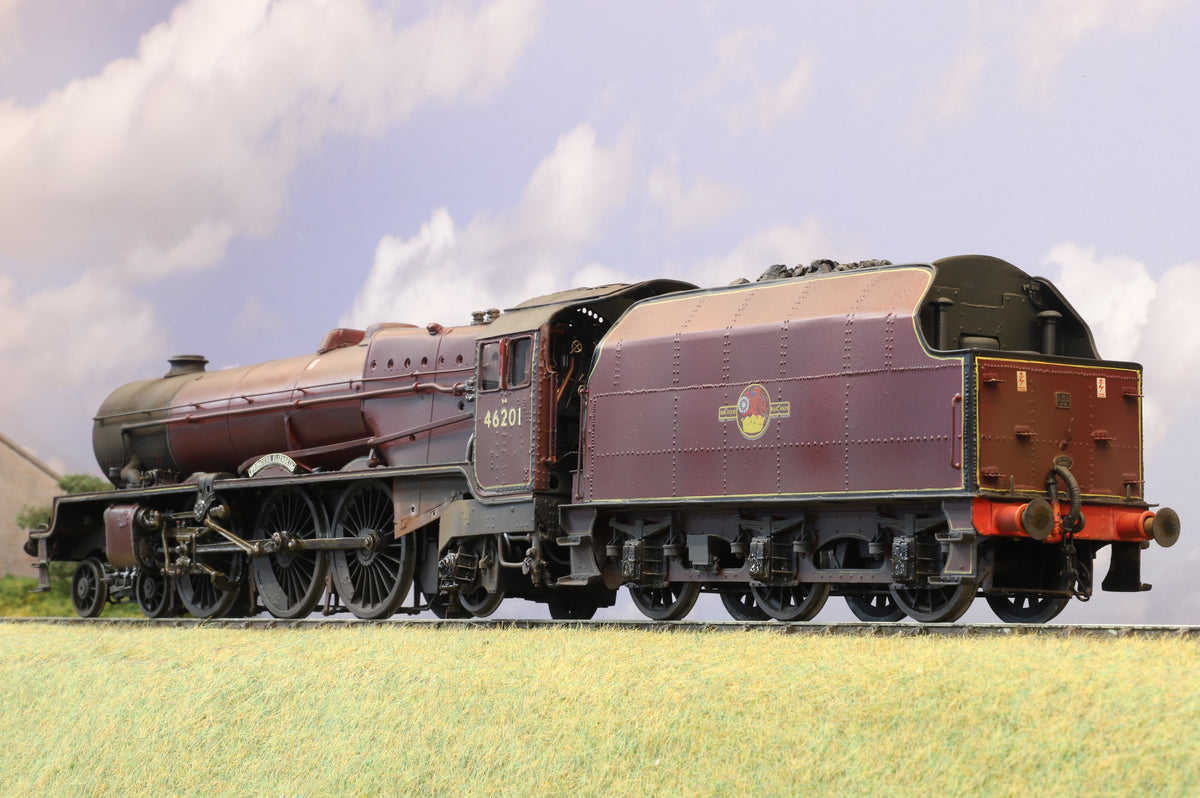 Finescale O Gauge (Kit-Built) LMS 'Princess Royal' No. 46201 'Princess Elizabeth' BR Maroon Late Crest, Weathered