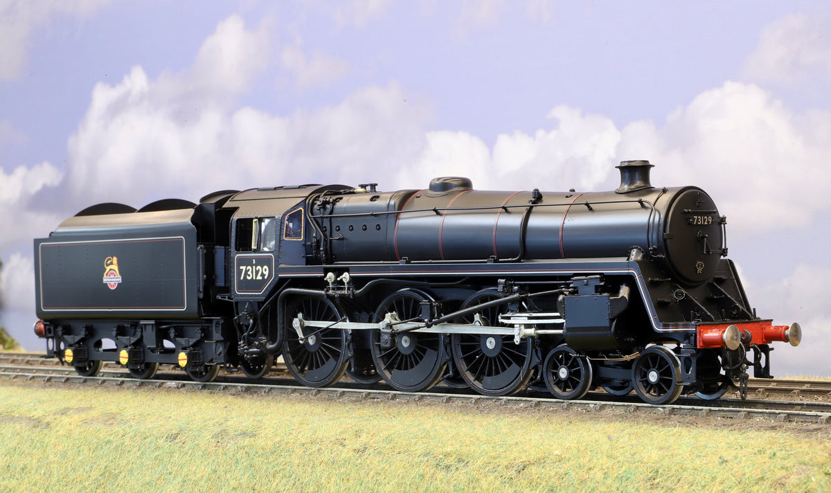 55H Models BR Standard Class 5 No. 73129 BR Black (Early Crest) Caprotti Valve Gear