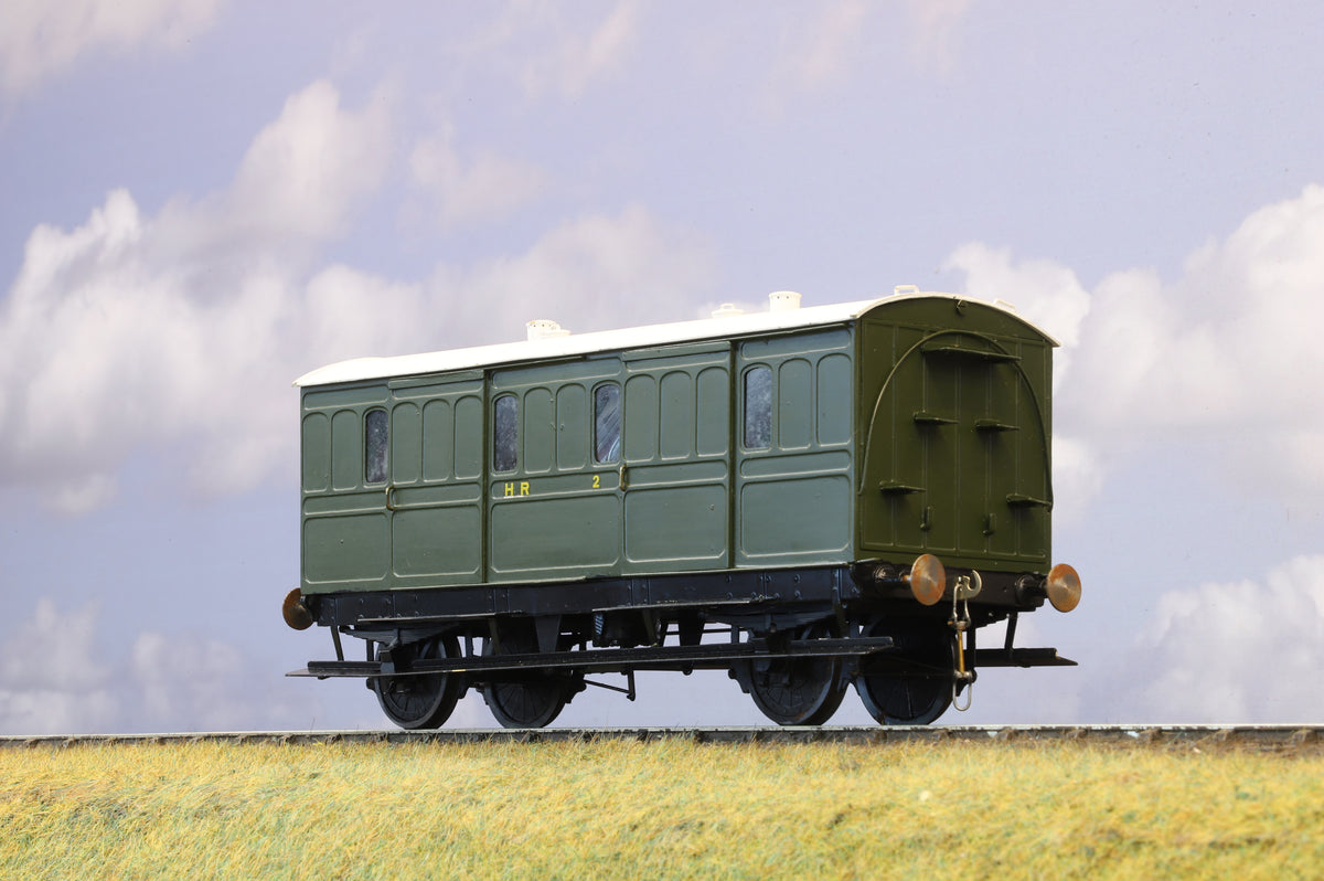 Kit-built Finescale O Gauge Highland Railway Luggage Van No.2