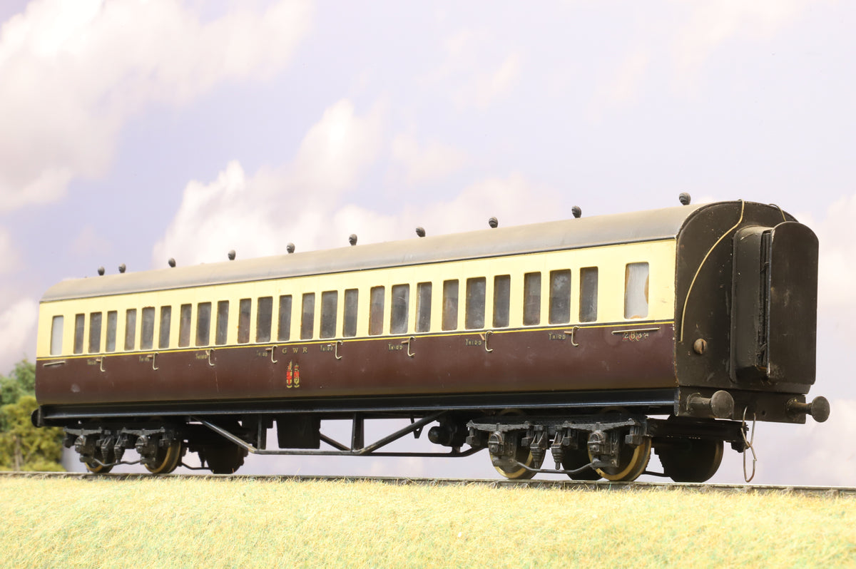 WORKSHOP Kit-Built Finescale O Gauge GWR Collett Mainline 57ft Composite Coach No. 2835