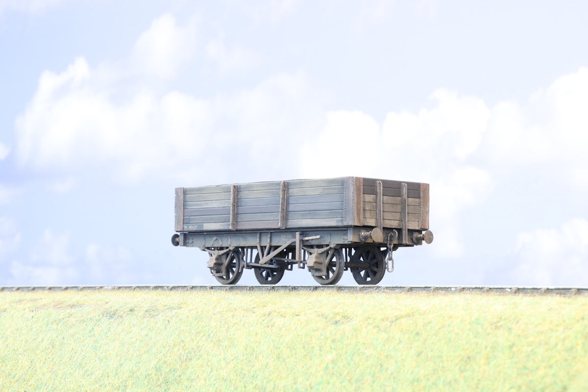 Finescale O Gauge (Kit-Built) ex-LMS Open Wagon No. M90437, Weathered