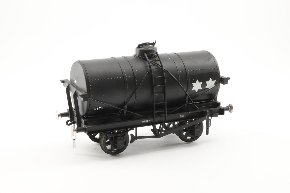 Sancheng/Bachmann Brass Finescale Gauge One Tank Car No.3873, Black