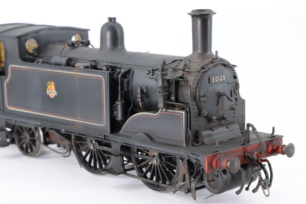 Finescale O Gauge (Kit-Built) ex-LSWR M7 (Push-Pull Fitted) No. 30128 BR Black Pro-Weathered
