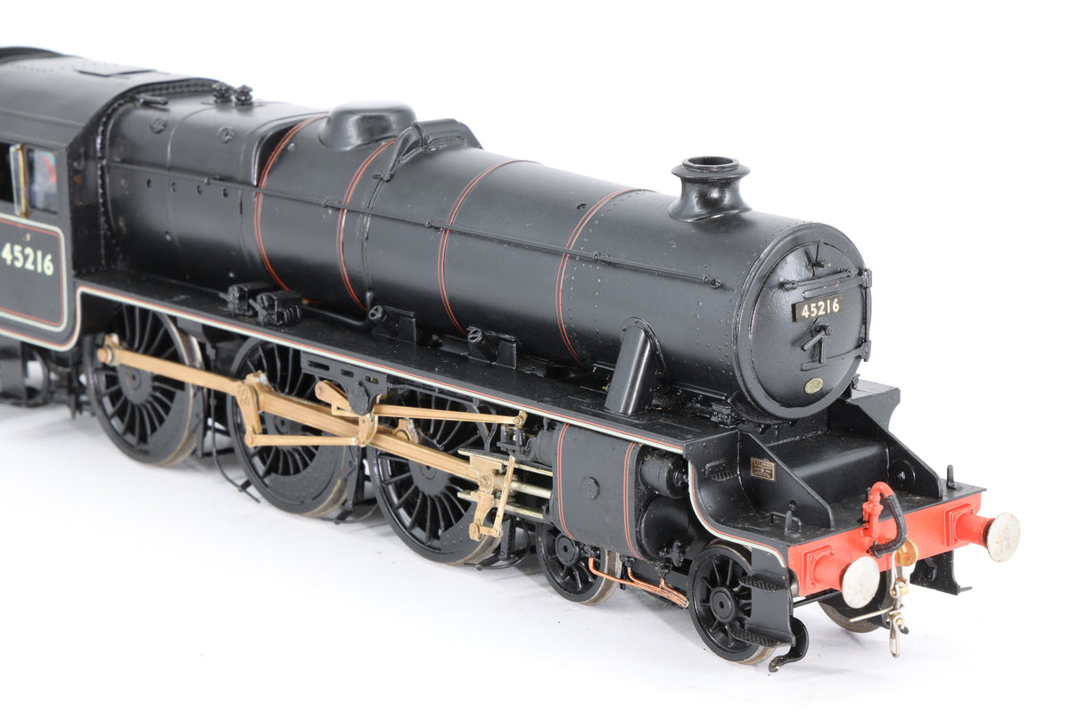 Finescale O Gauge (Kit-Built) Black 5 No.45216 BR Lined Black Early Crest