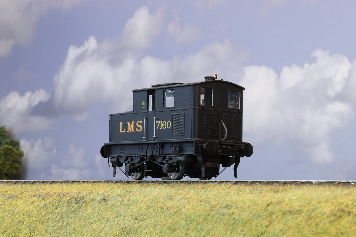 Dapol Finescale O Gauge Sentinel Steam Shunter No. 7160 LMS Black DCC Sound