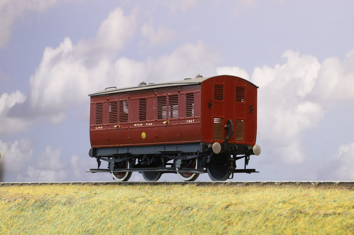 Finescale O Gauge (Kit-Built) LMS (Ex-Midland) Milk Van (Brass Construction)