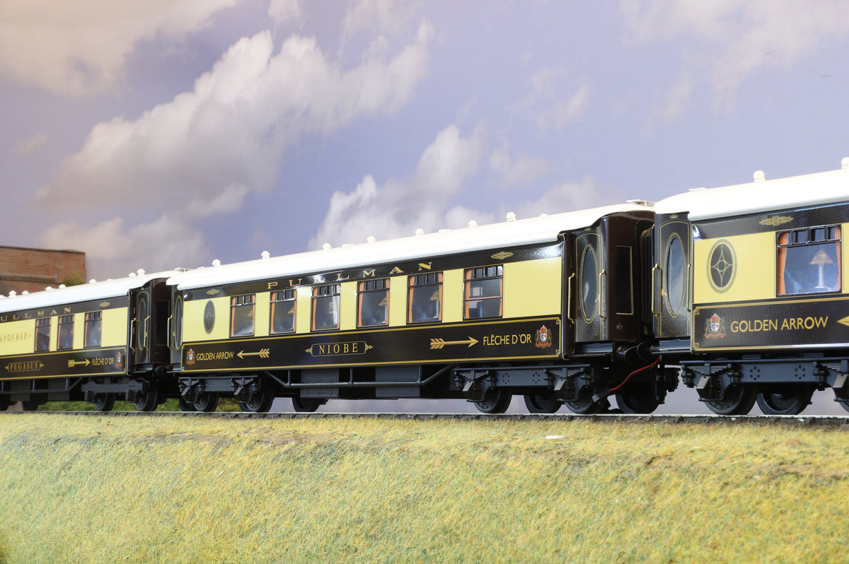 Ace Trains Coarse Scale O Gauge 'Golden Arrow' Pullman Coach Set C/19B