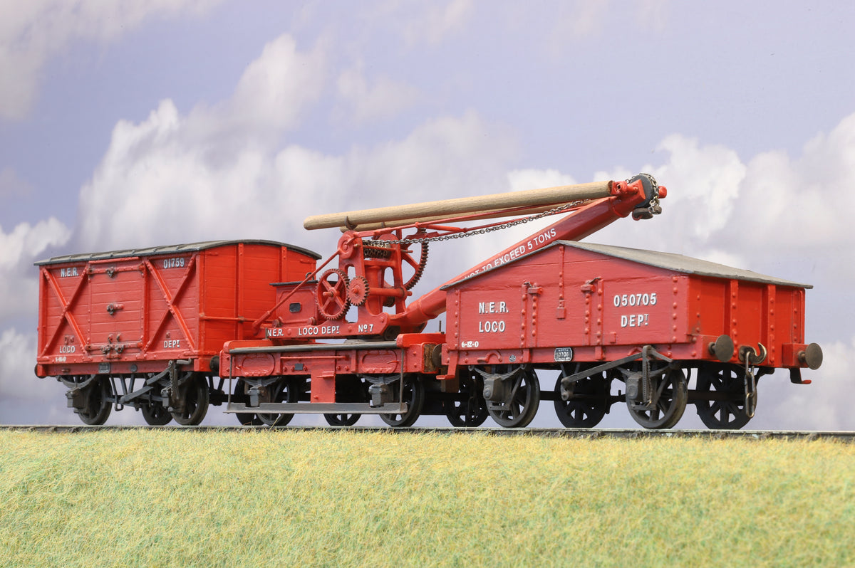 Finescale O Gauge (Kit/Scratch-Built) North Eastern Loco Department Crane Set