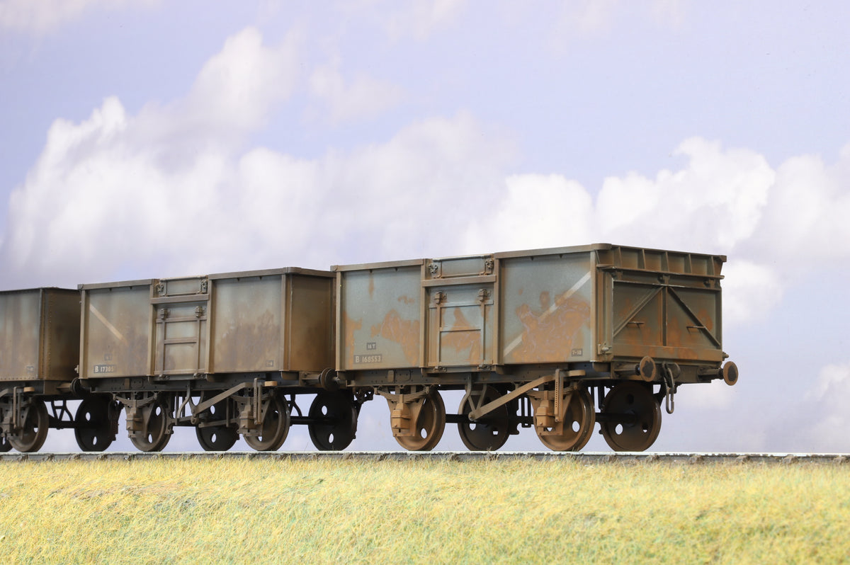 Lionheart Finescale O Gauge 4 x 16T Mineral Wagons (Weathered)