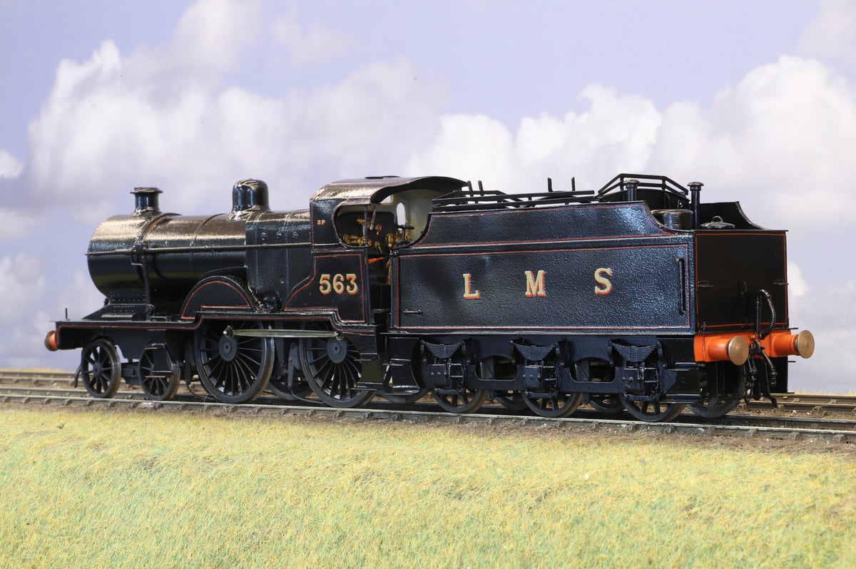 Finescale O Gauge (Kit-Built) LMS Fowler Class 2P No. 563 LMS Lined Black
