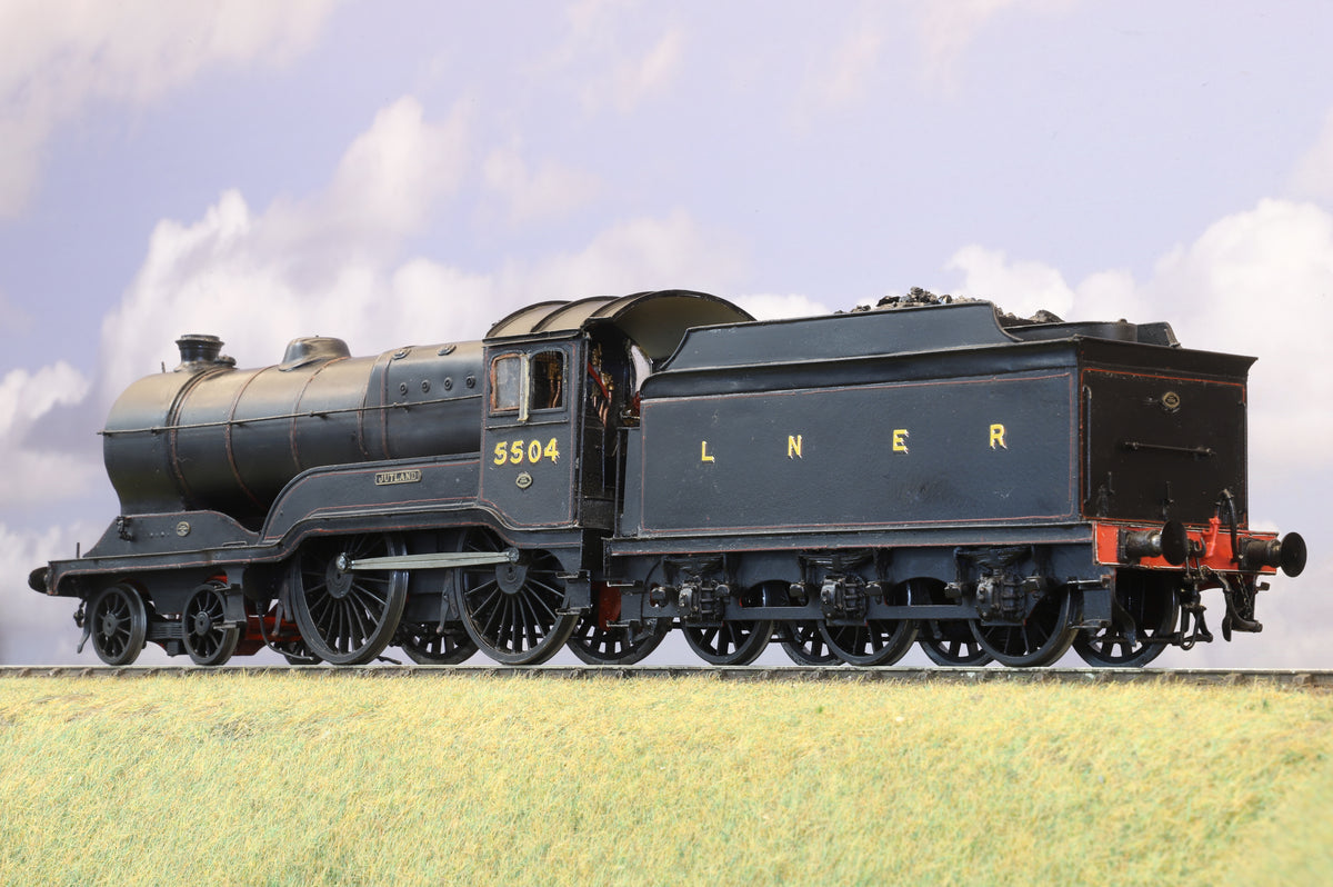 Finescale O Gauge (Kit-Built) ex-GCR D11 No. 5504, LNER Black, DCC Sound & Smoke