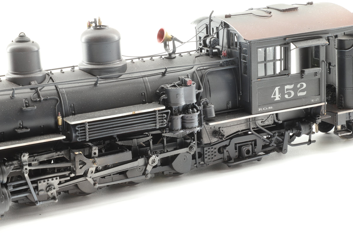 Precision Scale Models (Brass) On3 Rio Grande Southern K-27 No. 452 Weathered